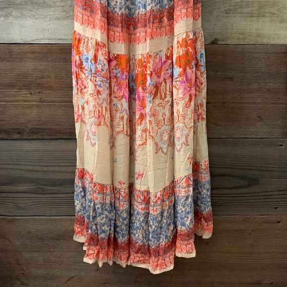 NWT Free People "Give A Little" Boho Maxi Dress - Picture 5 of 9